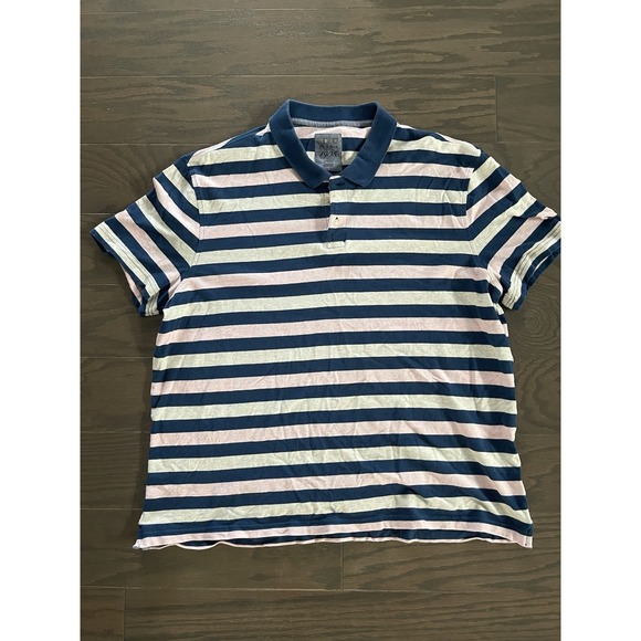 Jos. A. Bank Other - Jos A Bank 1905 Polo Shirt‎ Mens XL Striped Knit Short-Sleeve Cotton Timeless